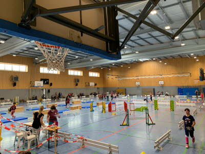 Die Halle vor dem großen Ansturm